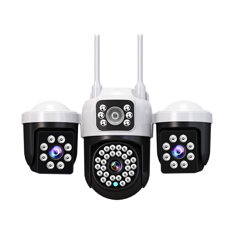 V380 RV33-4G 2MP+2MP+2MP TF-Karten-Cloud-Daten-Bewegungserkennung Dual-Objektiv PTZ HD Sicherheits-Nachtsicht CCTV Outdoor WiFi Kamera