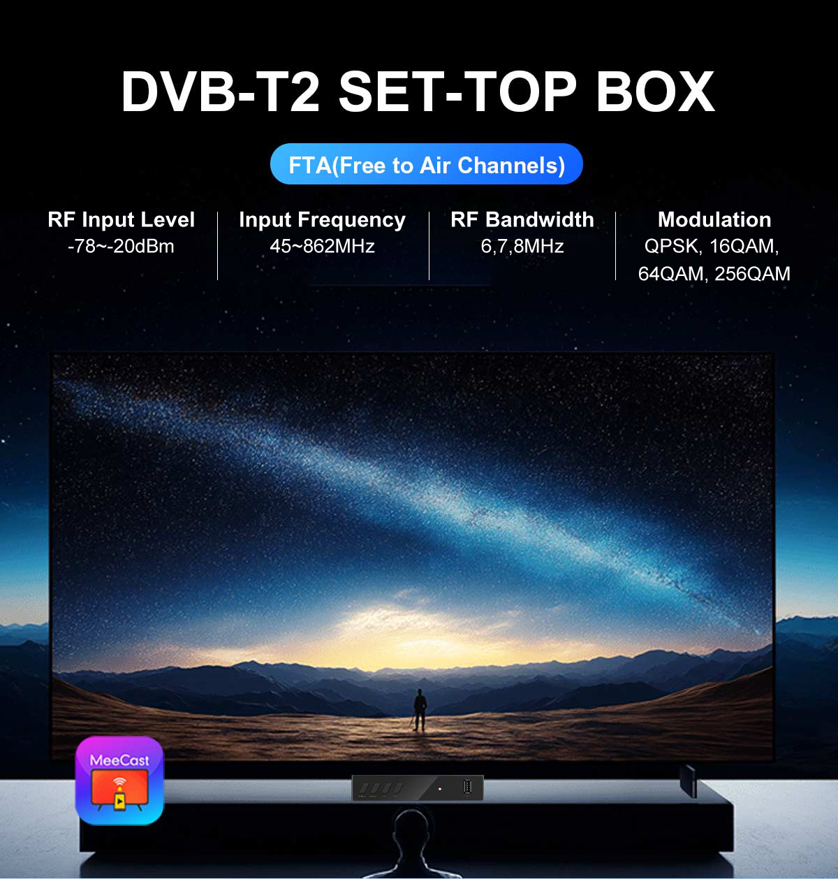 120mm Mini-3 DVB-T2 Receiver supplier