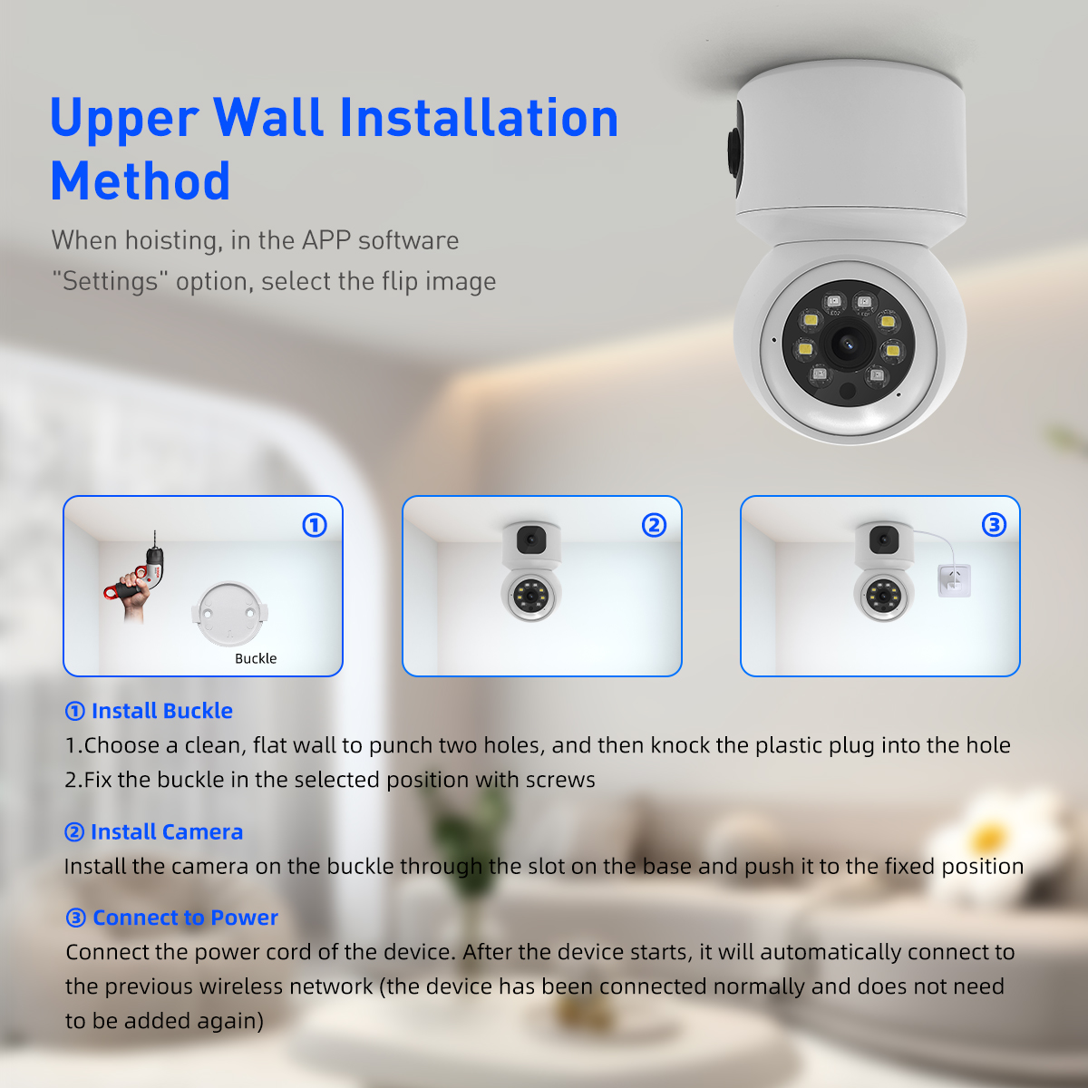 V380 RVBQ2 WiFi 2MP Indoor PTZ IPC supplier